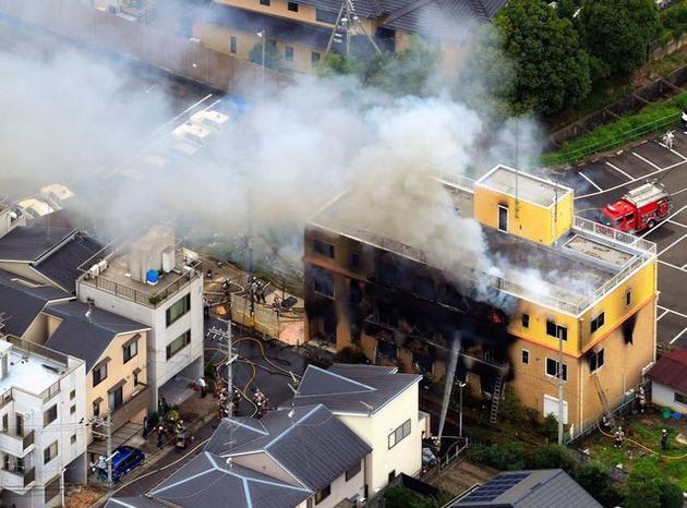京都动画第一工作室7月18日发生人为纵火惨剧