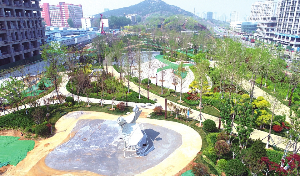 增加“都市客厅、互动花园” 济南五顶茂岭山公园扩容